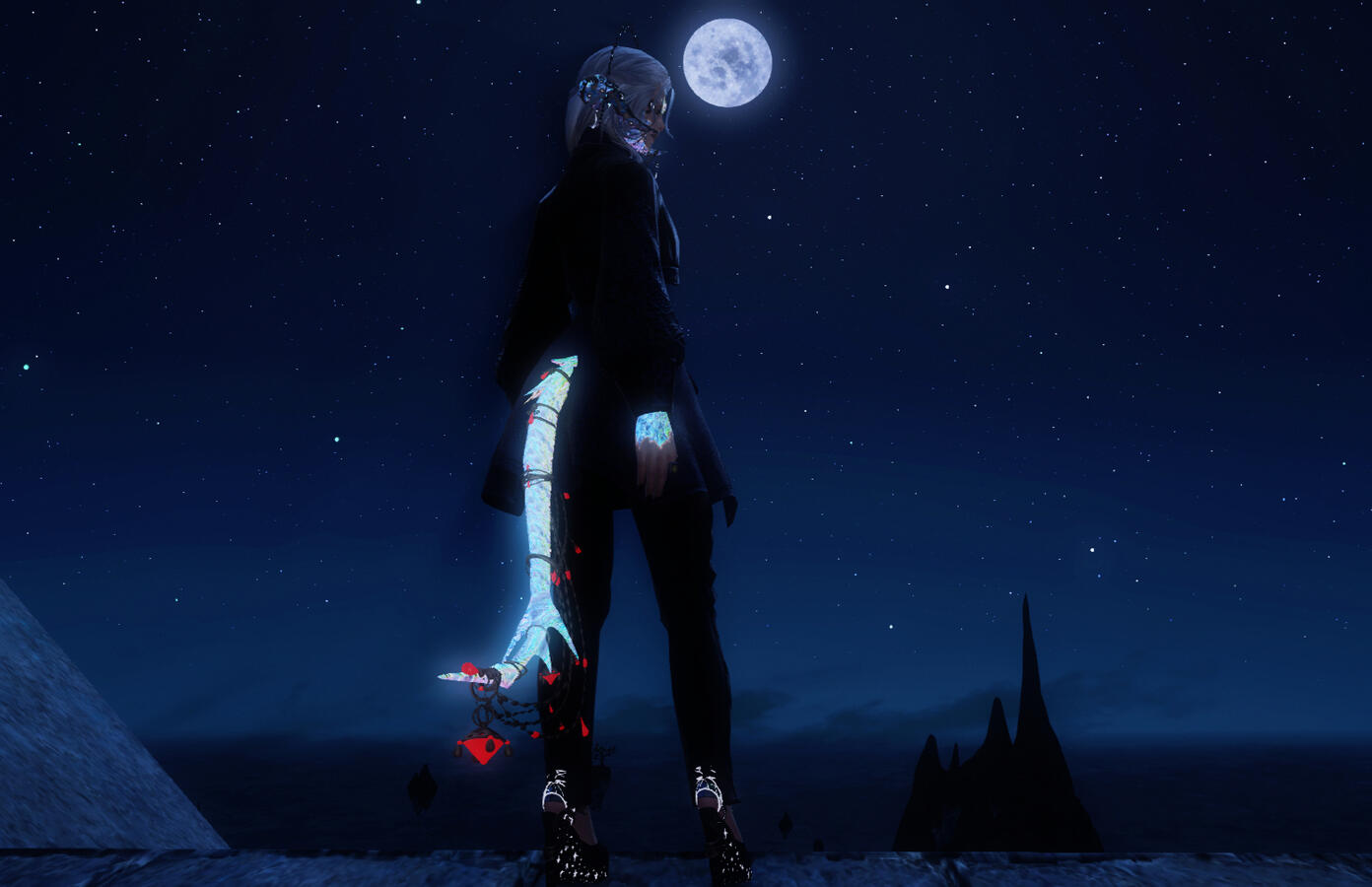 Moon Silhouette 2 by Reza