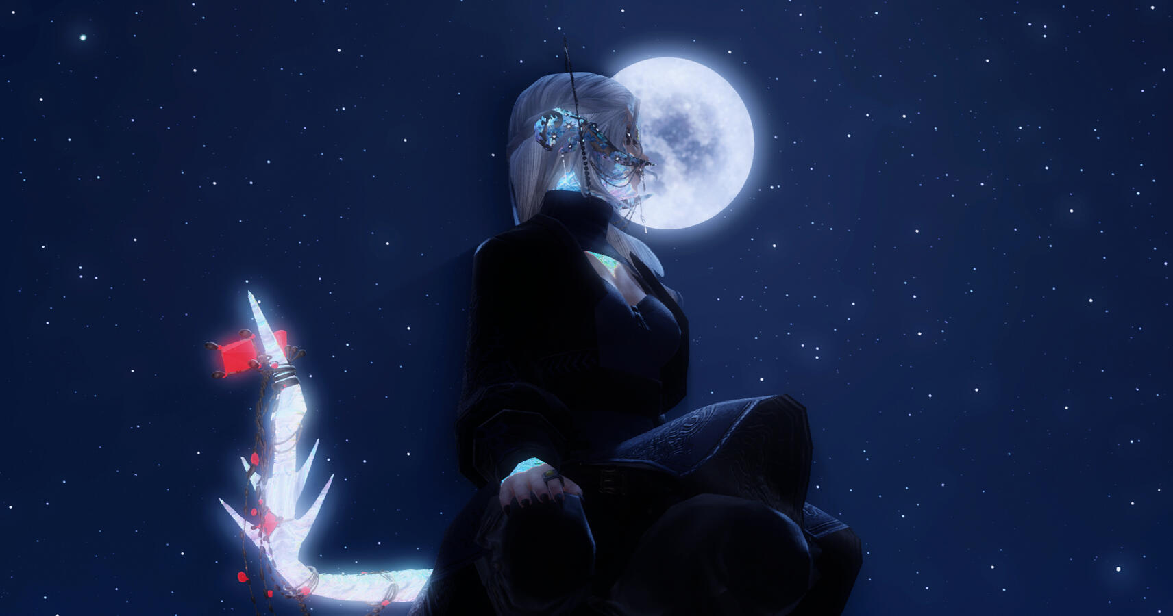 Moon Silhouette 1 by Reza